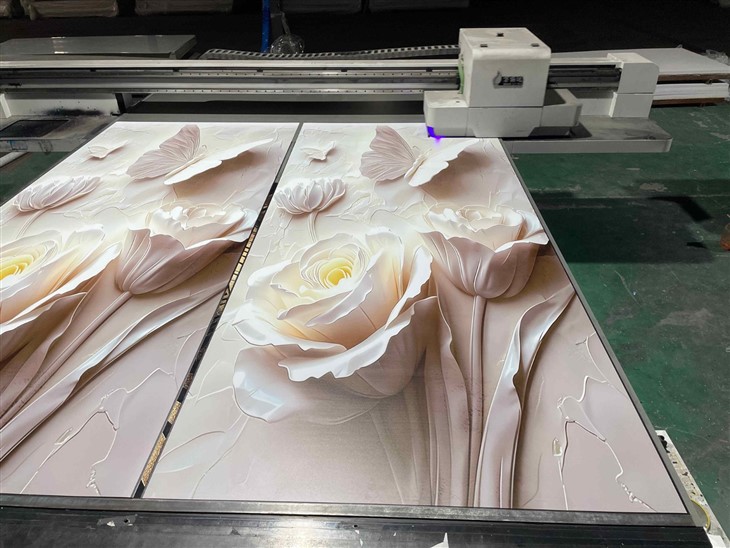 5D Printing Pvc Marble Sheet Decoration