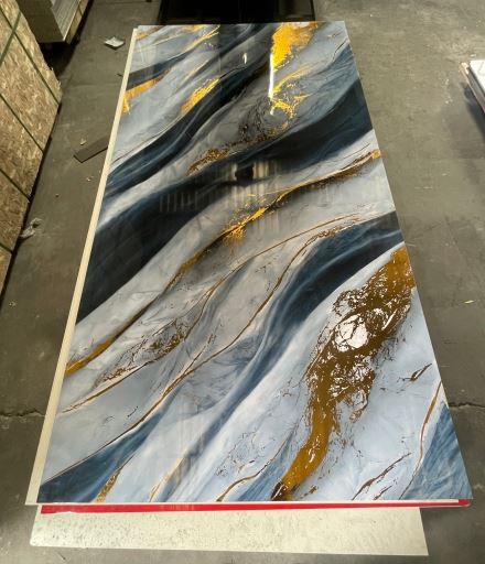 PVC Marble Sheet Surface Treatment