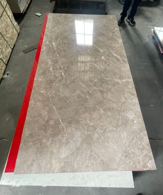 PVC Marble Sheet Surface Treatment